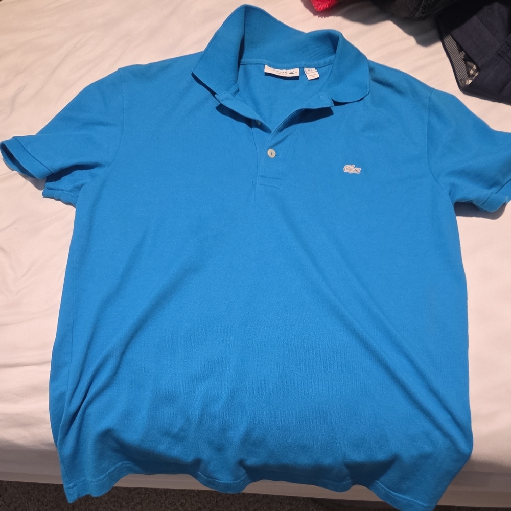 Lacoste Men’s Bright Turquoise Polo Shirt